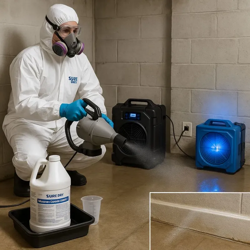 Sanitization and Odor Removal process in Camden, TN