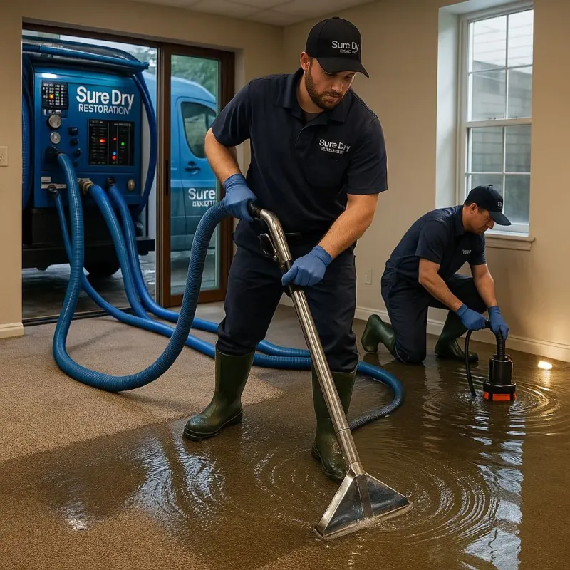 Water Extraction and Removal process in Camden, TN